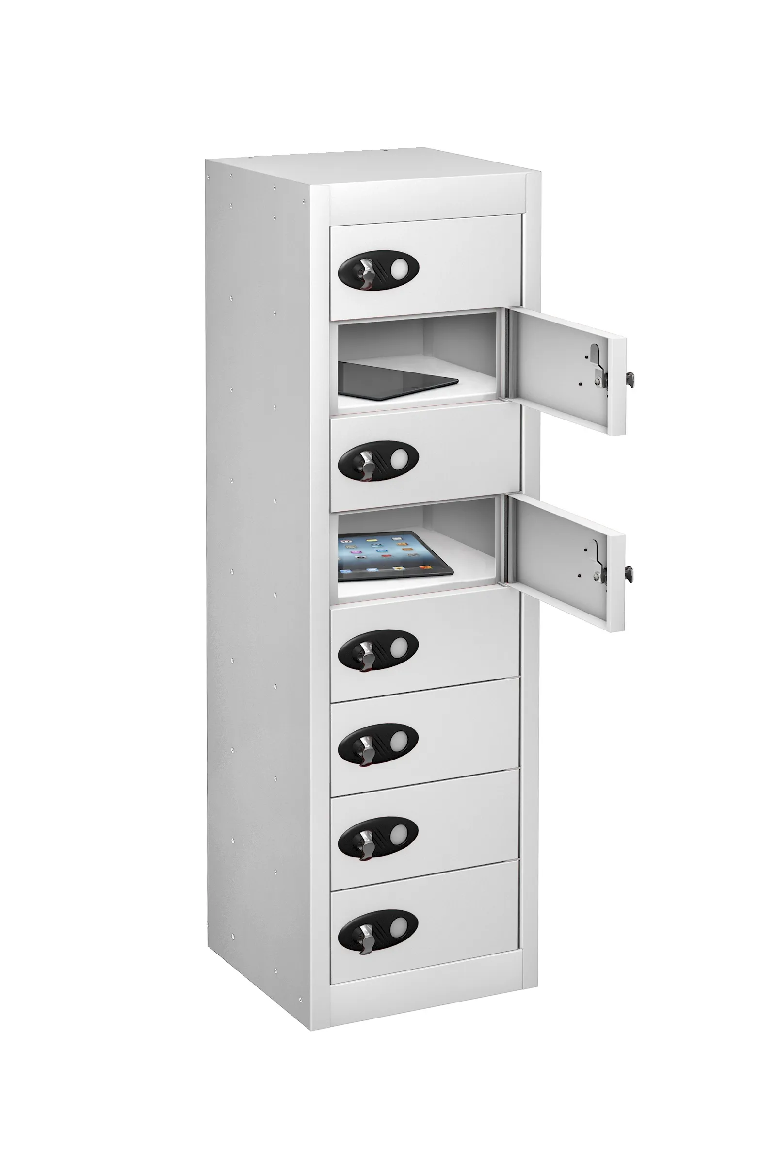 Probe Metric Eight Door Eight Compartments LOW Mobile Phone Storage Locker